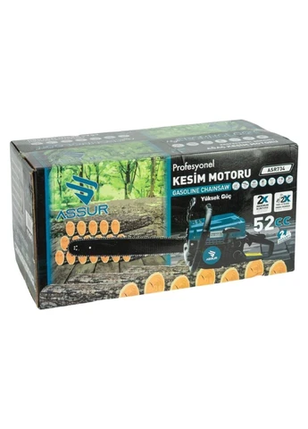Бензиновая цепная пила ASSUR ASR734/МК 2000W, шина 55 см, в коробке No Brand ASR734/МК (386557260)