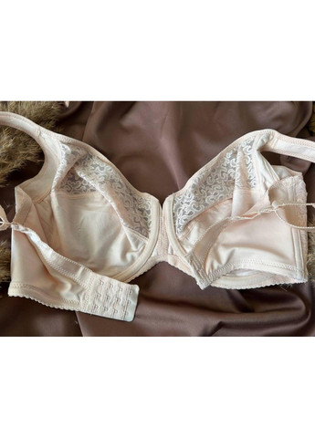 Бежевый бюстгальтер кружевной без поролона 11866 бежевый Lanny Mode