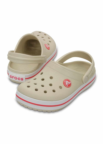 Сабо Kids Crocband Clog Stucco/Melone C11\28\18 см. 207006 Crocs (294050808)