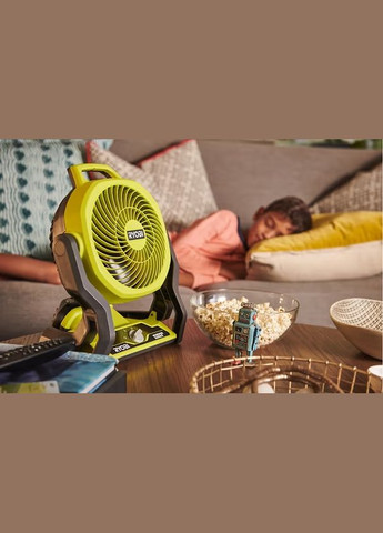 Вентилятор аккумуляторный ONE+ RF18-0 Whisper 18В 850м куб/ч регулировка положения 3 скорости 1.7кг без АКБ и ЗП Ryobi (342113999)