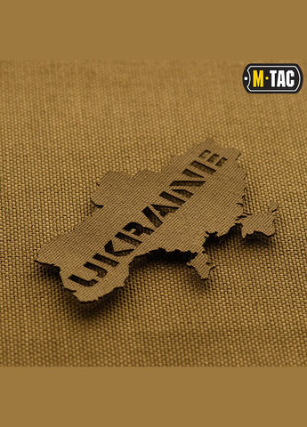 Нашивка Ukraine (контур) сквозная Laser Cut Coyote M-TAC (315047779)