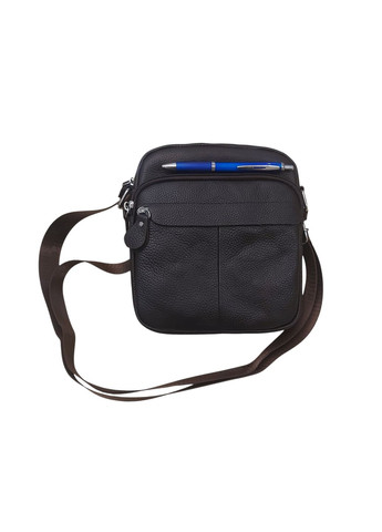 Шкіряна чоловіча сумка brown Borsa Leather 0082 (316386445)