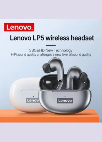 Бездротові навушники ThinkPlus LP5 Bluetooth 5.0 Lenovo (294721534)