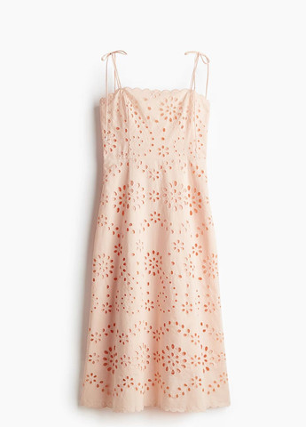 Світло-рожева кежуал сукня H&M однотонна