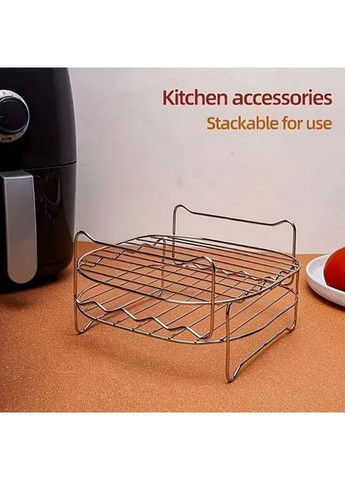 Решетка 19см + 4 шампура для аэрогриля и мультипечи SAM-0719 No Brand (372129106)