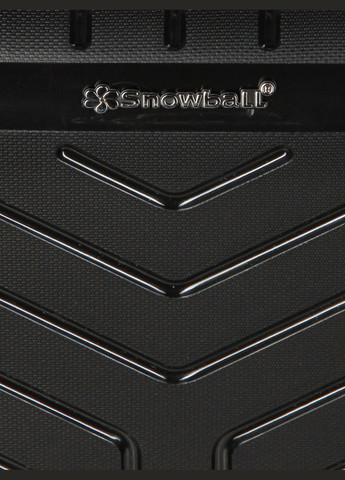 Чемодан маленький S полипропилен 20103 55×36×20см 35л Черный Snowball (297643078)
