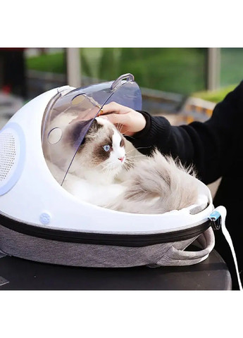 Рюкзак переноска лежак спальне місце лежанка будиночок для тварин кішок собак вагою до 5 кг 44x35x32 см (481119-Prob) Білий Unbranded (353827839)