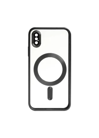 Чехол MagSafe для iPhone черный матовый пластик силикон No Brand X (393465456)