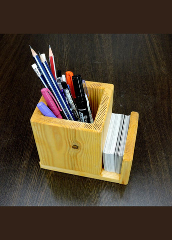 Настільний органайзер з дерева Черрі каррі (КНЦ-001403) No Brand (328228335)