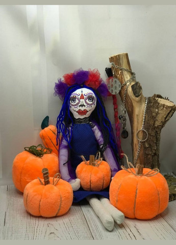 Авторская текстильная кукла ручной работы коллекционная кукла для Хэллоуин Армида No Brand (337349224)