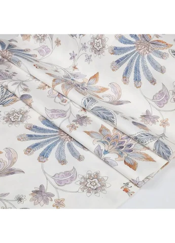 Євро постільна білизна з простирадлом на резинці FLORAL ORNAMENT CS3 (4822052440230) Cosas (400755874)