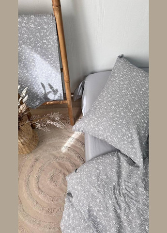 Постельное белье из натурального хлопка Ранфорс жатка Полуторный 150 x 210 см (П1Е5400-1) No Brand (306633246)