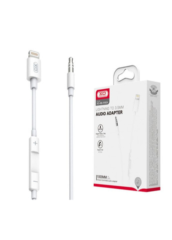 Кабель NB-R192A Lightning to 3.5mm 1M White XO (297454180)