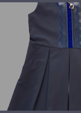 Шкільна сукня синя для дівчинки 128 Mone (358706853)