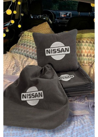 Плед-подушка в чохлі логотип "Nissan" No Brand (369717334)