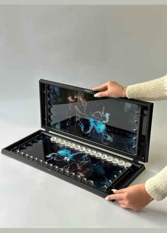 зі скла, "Кальян", 61×27×5 см, арт. 250078 Кавун Нарди (335212017)