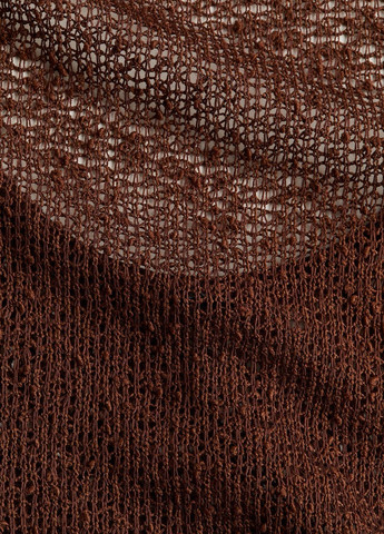 Темно-коричнева кежуал сукня H&M однотонна