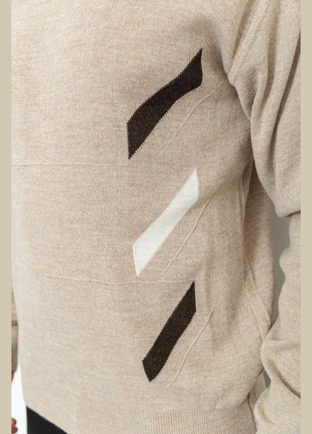 Бежевий зимовий светр чоловічий, колір бежевий, Ager