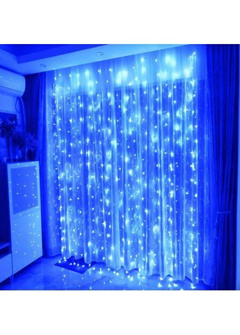 Гирлянда штора Водопад 240-B 3D led 3х2 м Синий (1308651393) FMA (368754294)
