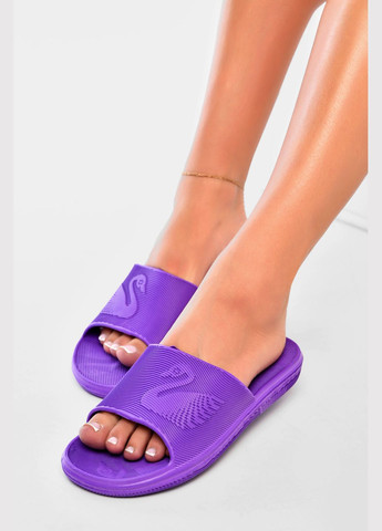 Шльопанці піна жіночі фіолетового кольору Let's Shop (341483919)