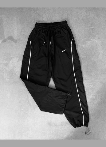 Черные демисезонные брюки No Brand