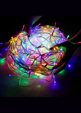 Гирлянда бахрома уличная (наружная) 20 м 500 LED + Flash CL0519 Mix Springos (315781189)