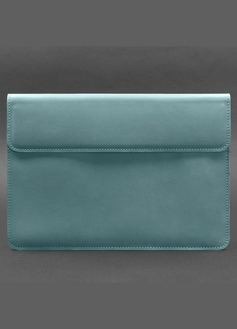 Шкіряний чохол-конверт на магнітах для MacBook Pro 16" Бірюзовий (A-028887) BlankNote (329742991)