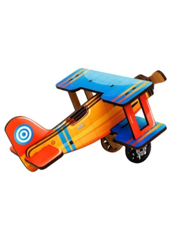 Конструктор дерев'яний Puz-00959 "Turbo Plane" в кульку PuzzleOK (389888433)