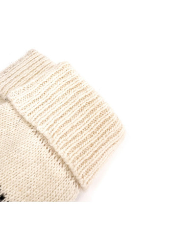 Варежки женские шерсть белые ЭЛФИ LuckyLOOK 238-633 (322791510)