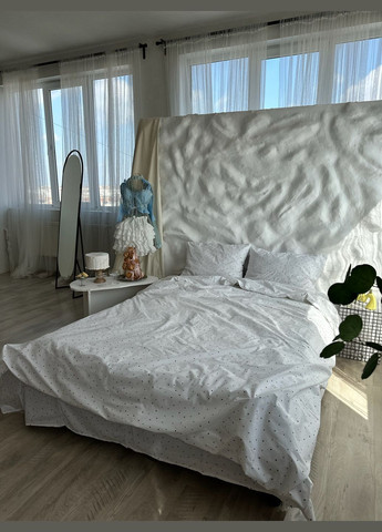 Постельное белье Евро IN.HOME_UA Ранфорс Сердечко (330028006)