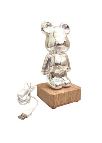 Світлодіодний нічник з феєрверком світильник C 67111 3D Ведмедик Fun Game (327797374)