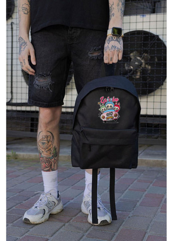 Повсякденний Рюкзак Шкільний Для Хлопчика Compact З Принтом Лабубу Black Without (360655520)