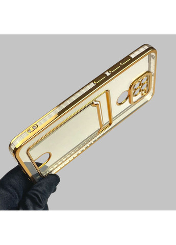 Чехол для Redmi Note 9 с золотой окантовкой с карманом для карт на сяоми редми нот 9 золотой Xiaomi (366019472)