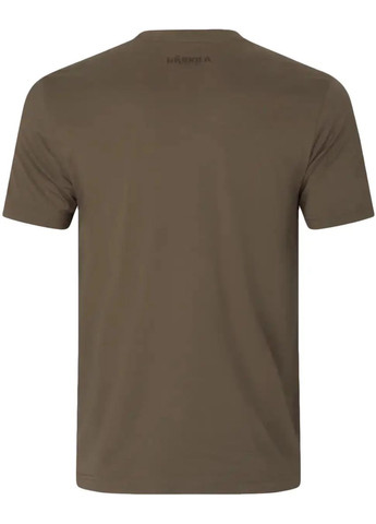 Коричневая футболка harkila h-logo s/s t-shirt brown No Brand