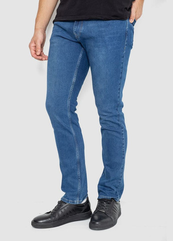 Синие демисезонные джинсы мужские однотонные, 247r1085 Ager