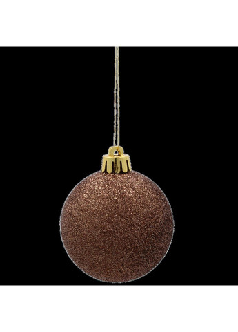 Ялинкові пластикові кульки комплект 8шт, Ø 6см, шампань Chomik (367114026)