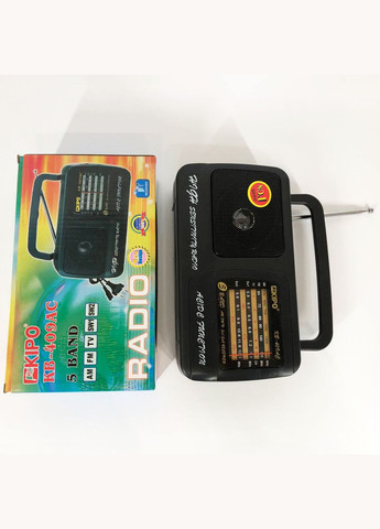 Радиоприёмник KB-409AC мощный радио FM c usb питание от батарейки R20 или от сети Kipo (372908464)