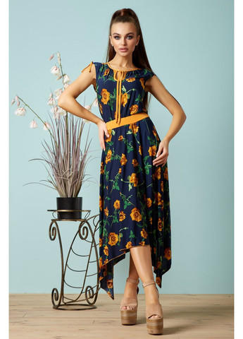 Синее платье 628.1374 Seventeen