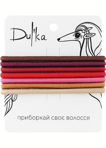 Набір гумок для волосся UH717706 Рожевий 5 см 7 шт(UH717706) Dulka (285718424)