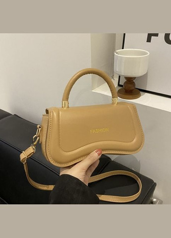 Жіноча сумка Fashion 8414 крос-боді бежева No Brand (306709494)