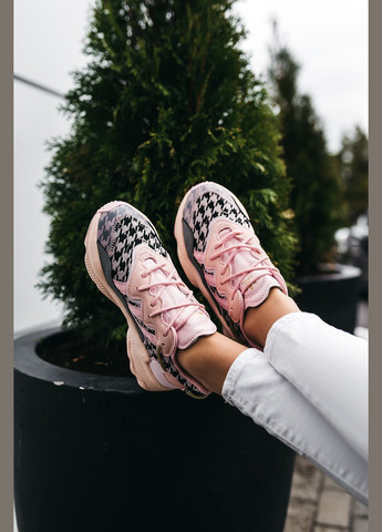 Комбіновані осінні кросівки жіночі adidas Ozweego Pink