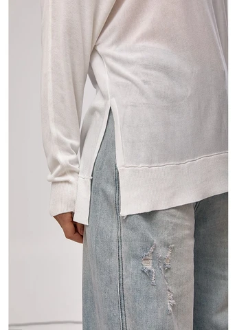 Прозрачный свободный лонг с горловиной-лодочкой цвет, ONE SIZE (есть размеры) No Brand (386406468)