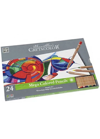 Набір кольорових олівців MegaColor 24шт Cretacolor (386791715)