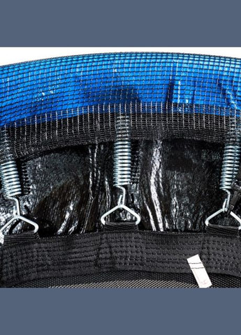 Батут дитячий з сіткою та драбинкою 252 см із м'ячиком +10 Додаткових пружин Atleto (335872125)