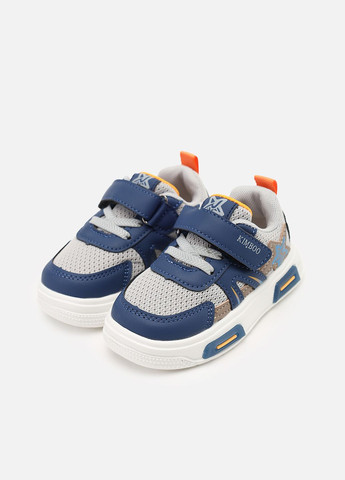 Синій кеди для хлопчика, на пласкій підошві колір синій цб-00273704 Kimboo
