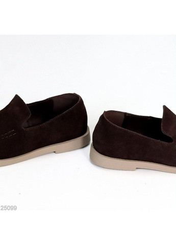 Hengji Коричневі лофери натуральна замша, мокасини шоколад, коричневі туфлі лофери код 25099 лофери коричневий з натуральна замша, китай — демісезон (361243450)