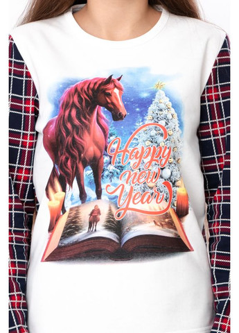 Бордова зимня піжама жіноча "family look" (кофта та штани) з новорічним принтом (p-12645) Носи своє