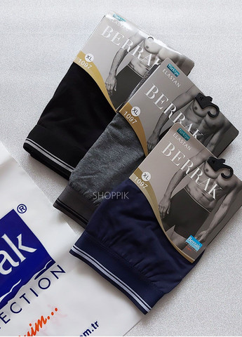 Труси боксери чоловічі 1097 Туреччина, комплект 3 шт. Berrak Боксери (316472261)