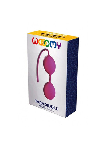Вагинальные шарики Taradiddle Kegel Ball, диаметр 3,5 см, масса 54 г Wooomy (298348867)