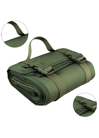 Коврик ClefersTac G20 200x75см - Водонепроницаемый нейлоновый коврик мат, Олива (5102286) Clefers (300854116)